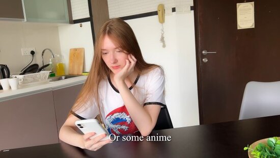 С русским переводом - секс с сестрой вместо шахматной партии